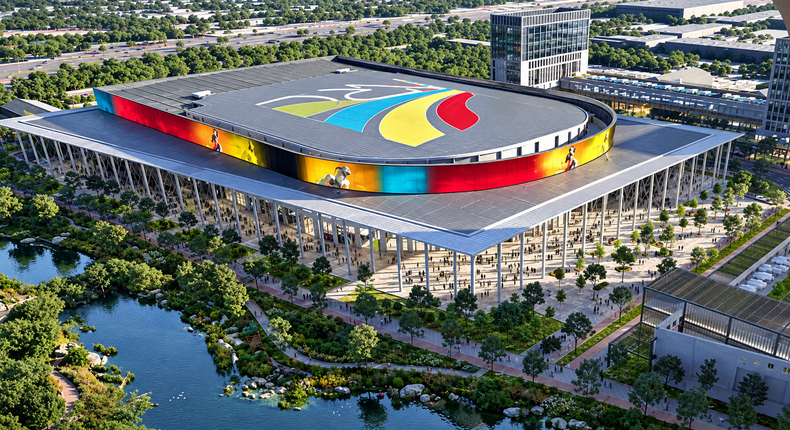The project will create about 3,500 construction jobs, 1,500 permanent operational positions, and up to 25,000 temporary event-related roles annually.
