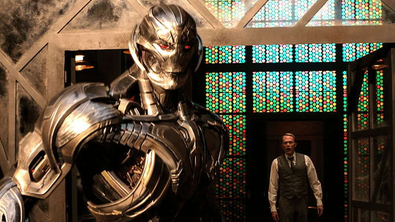 Ultron and Vision in VisionQuest.