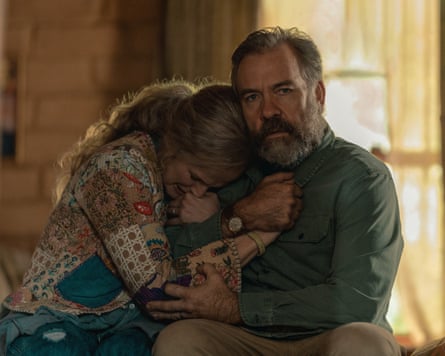 Maxine Peake and Brendan Cowell in Last Seen.
