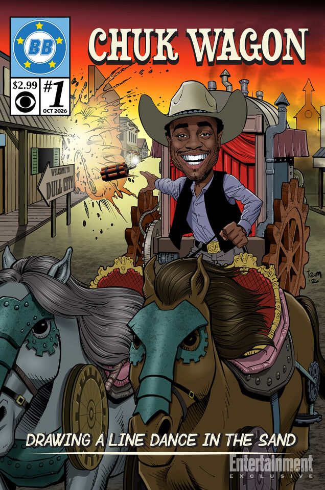 Chuk Anyanwu ‘Big Brother’ season 28 comic book coverCredit: CBS
