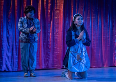 Heather Jeong and Michelle Lim Davidson in Koreaboo at La Boite Theatre during Brisbane Festival 2026.