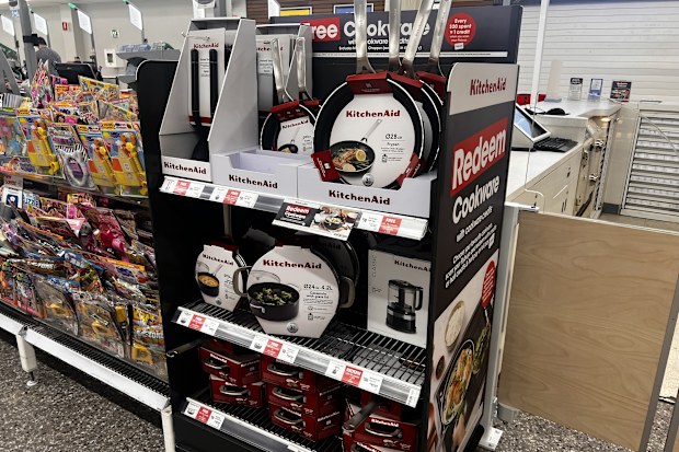 coles kitchenaid cookware promotion