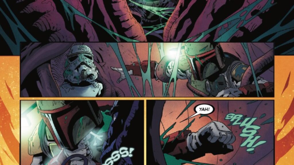 Star Wars: The Book of Boba Fett #1 Preview: Sand, Sarlacc, Sass