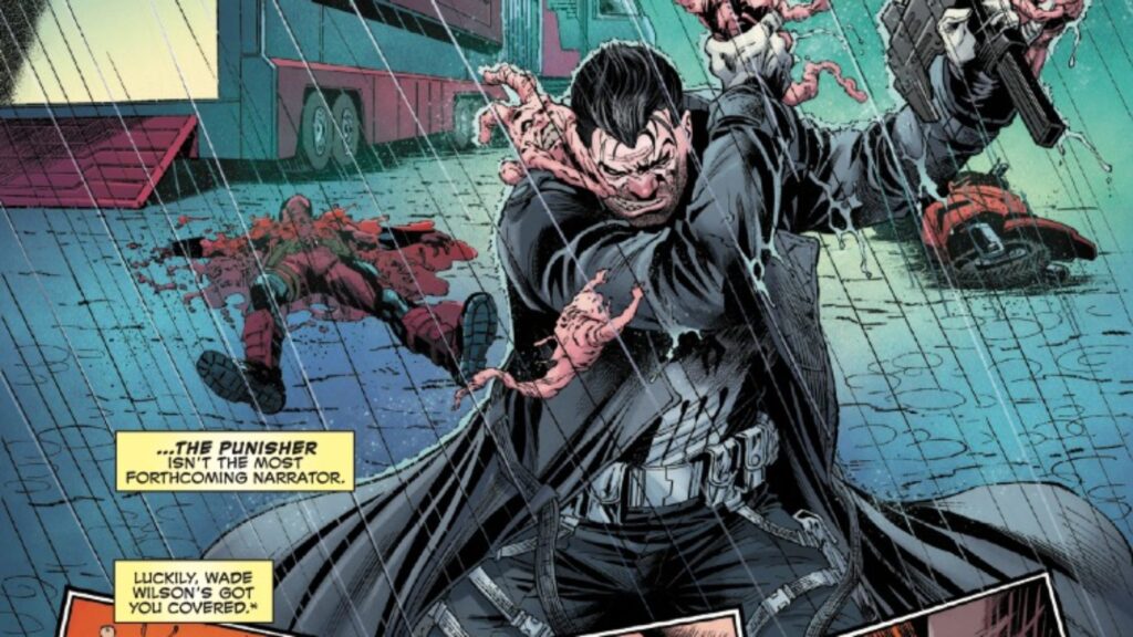 The Punisher #8 Preview: Frank Sheds Deadpool Like Dandruff