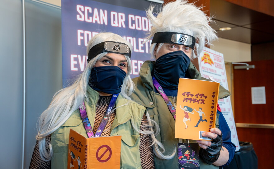 Cosplayers at the recent Anime Riverside in undated photo.