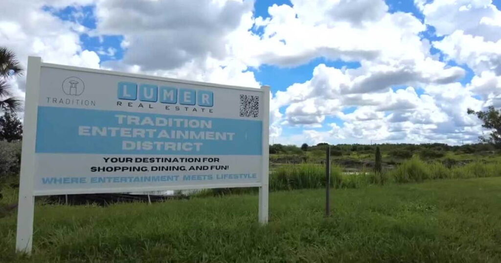 New entertainment district with restaurants and retail planned for Tradition in Port St. Lucie