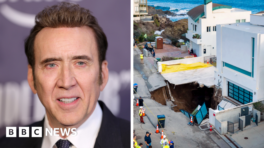 Nicolas Cage: Sinkhole opens up in front of actor’s home in Malibu Nicolas Cage: Sinkhole opens up in front of actor’s home in Malibu