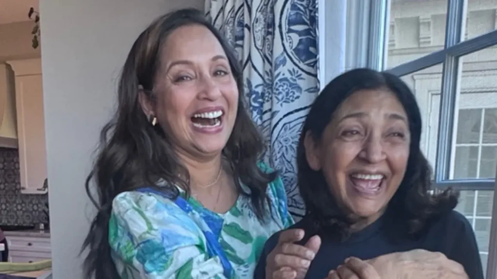 Deepti Naval meets Ashwini Bhave at her California home during US tour