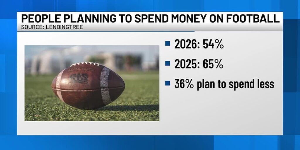 The cost of football fandom: fewer Americans plan to spend on football this season, survey finds