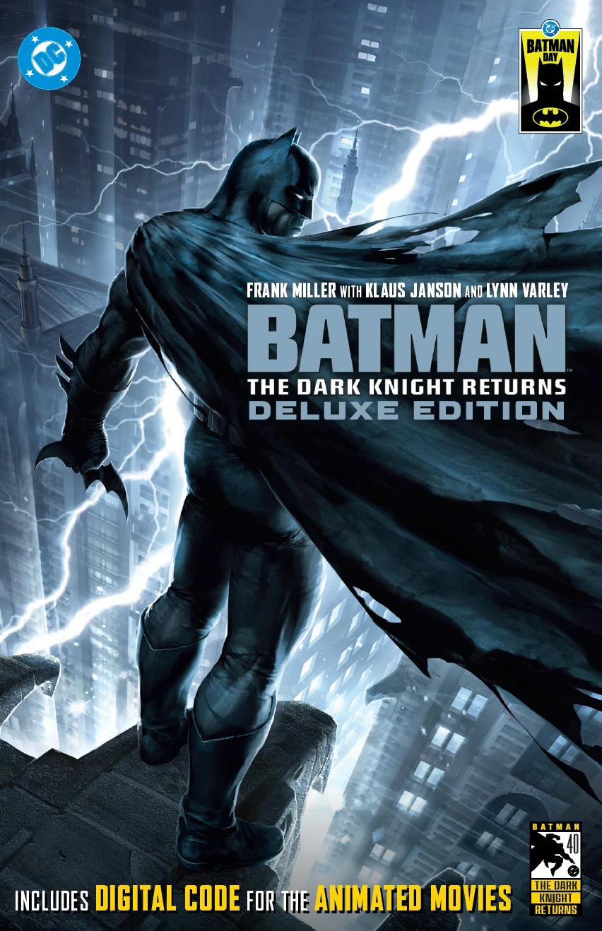 Cover of Batman: The Dark Knight Returns HC.