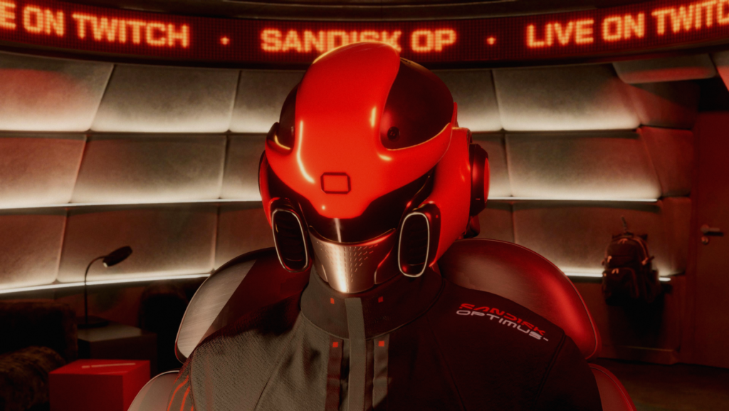 Sandisk’s Masked Gamer Takes On Twitch’s Top Players