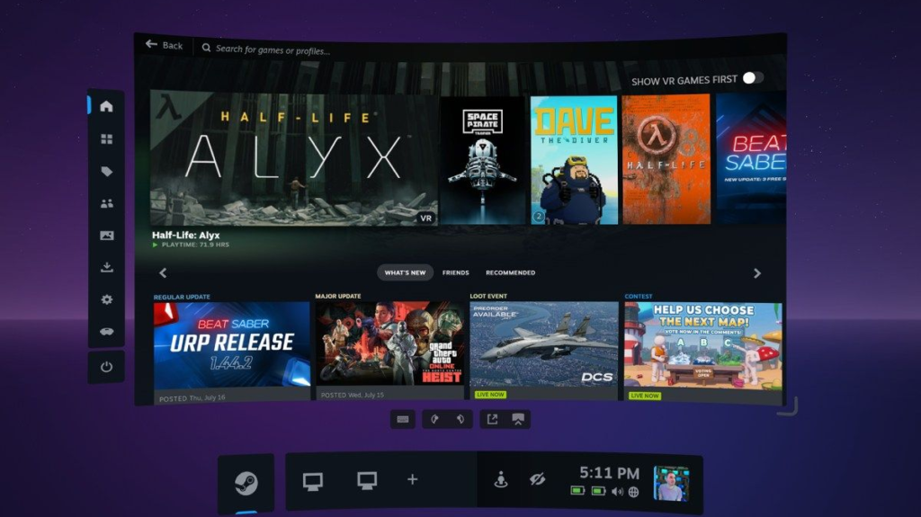 Valve Releases SteamVR 2.17 Update Ahead of Steam Frame Launch