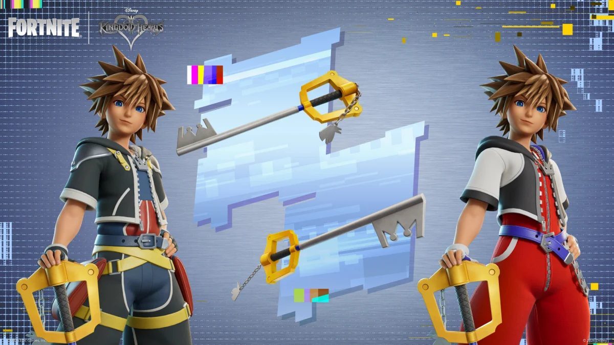 Fortnite Hearts collab - Sora Outfit