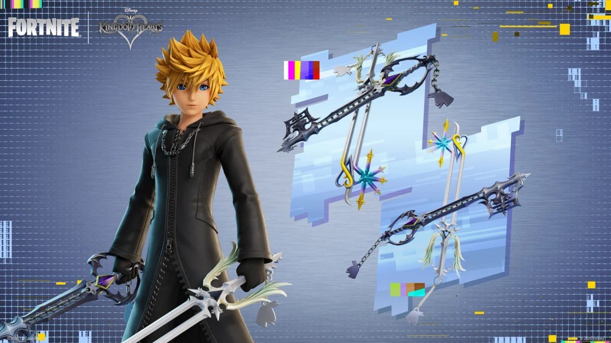 Fortnite Kingdom Hearts collab - Roxas Outfit
