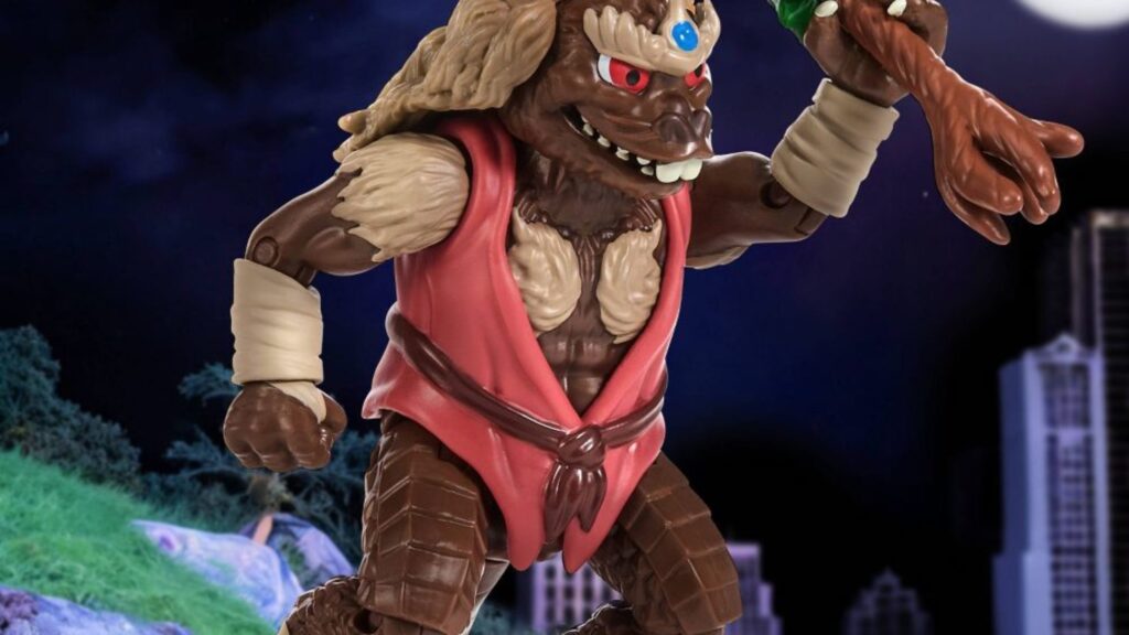 Master Splinter is King Caesar with Playmates TMNT x Godzilla Line 