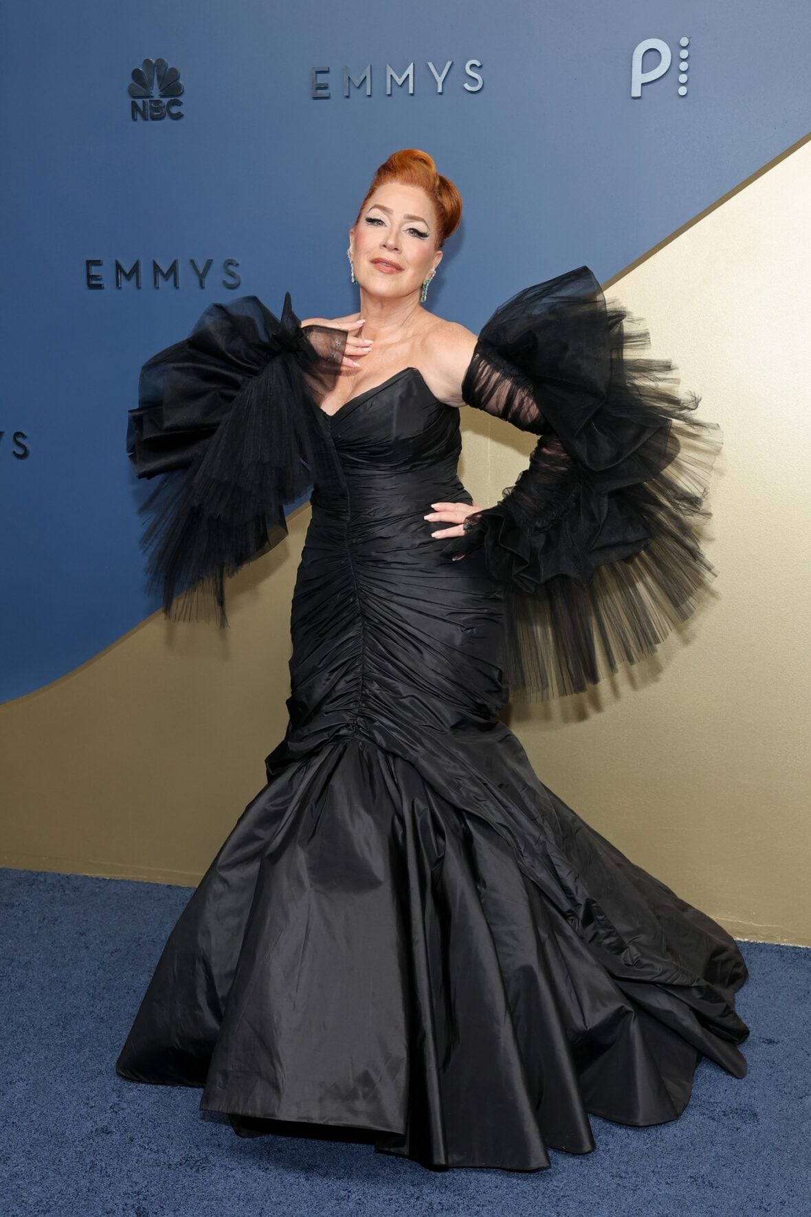 Lisa Ann Walter in Christian Siriano