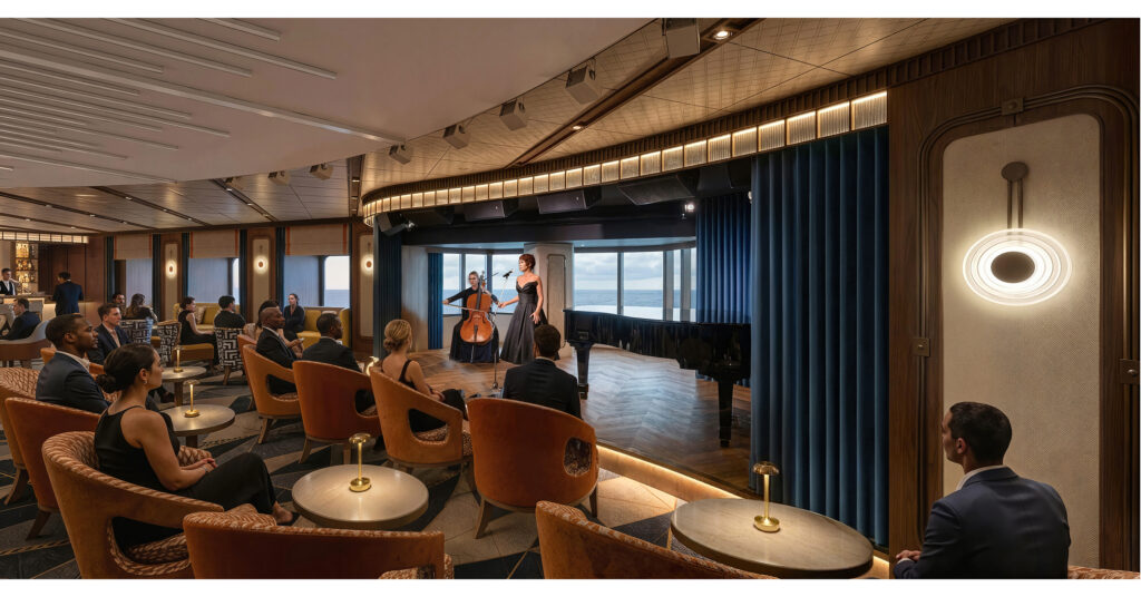 Reimagined Ocean Bar Debuts on Oosterdam with Expanded Entertainment