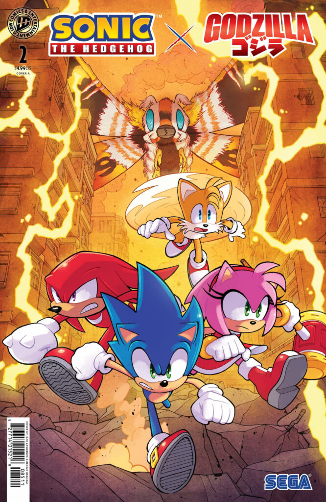 Sonic the Hedgehog X Godzilla #2 (of 5)