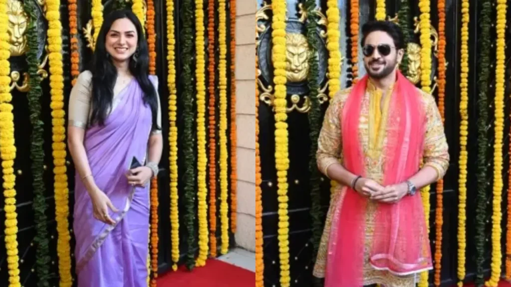 Watch: Gaurav Khanna-Akanksha Chamola arrive at Ekta Kapoor`s Ganpati separately