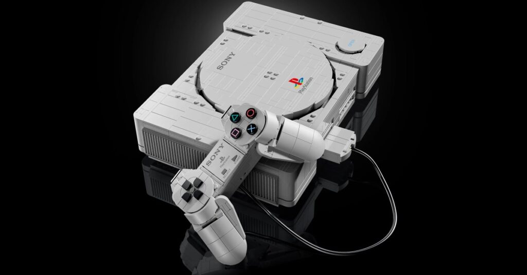 New LEGO PlayStation 1 console build officially revealed