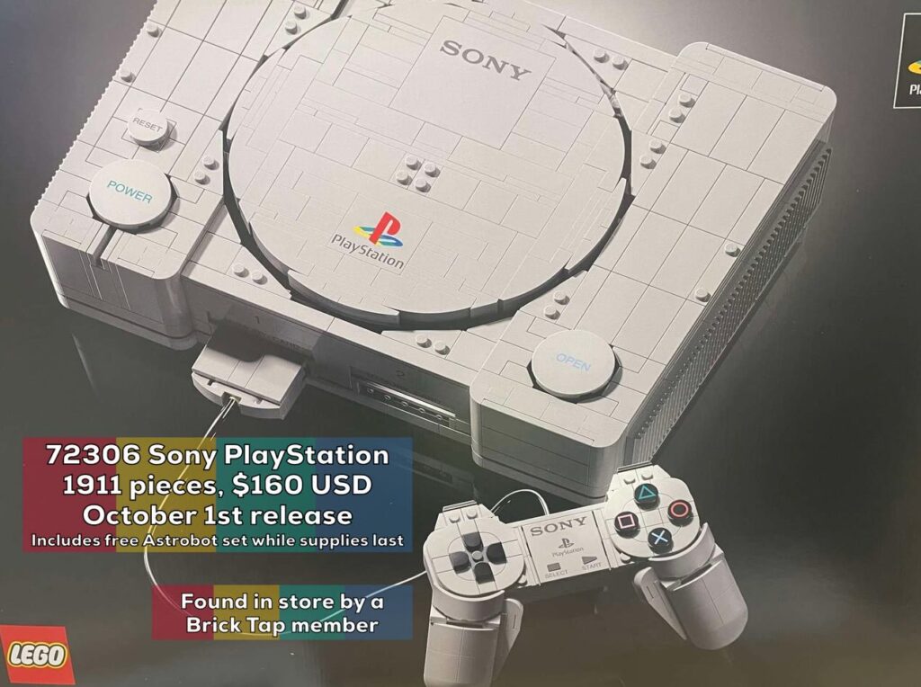 Lego’s PlayStation 1 set leaks before announcement