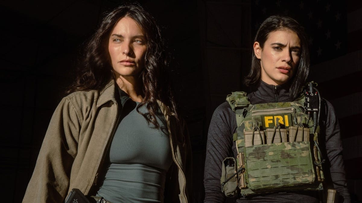 Genesis Rodriguez as Josie and Laysla De Oliveira as Cruz in Lioness.