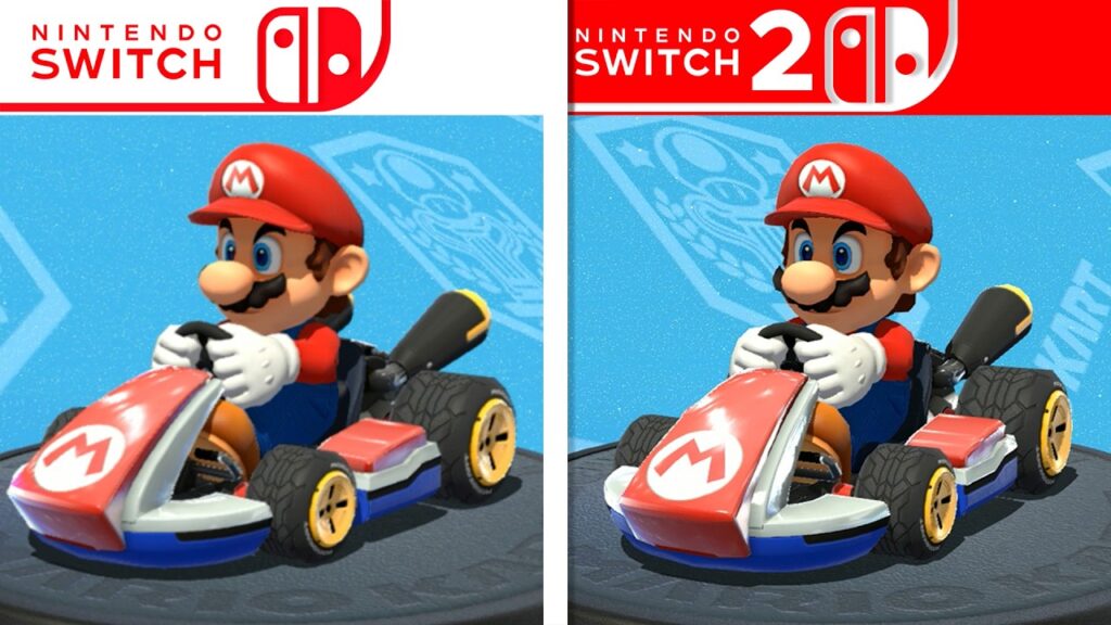 Video: Mario Kart 8 Deluxe Nintendo Switch 2 vs. Switch graphics and loading times comparison
