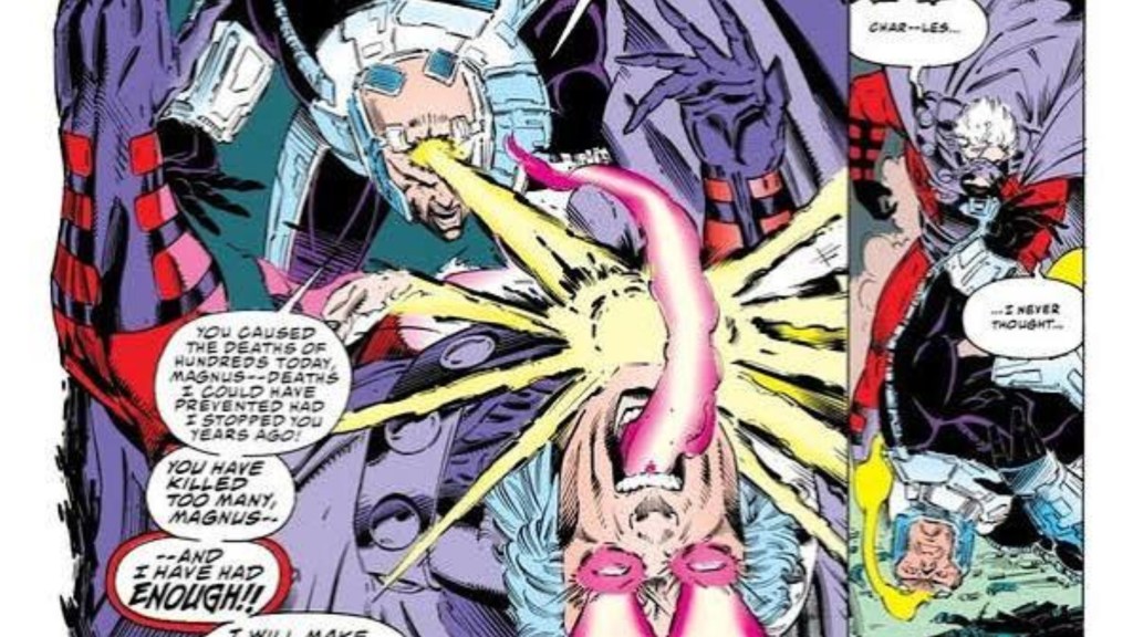 Xavier mindwiping Magneto