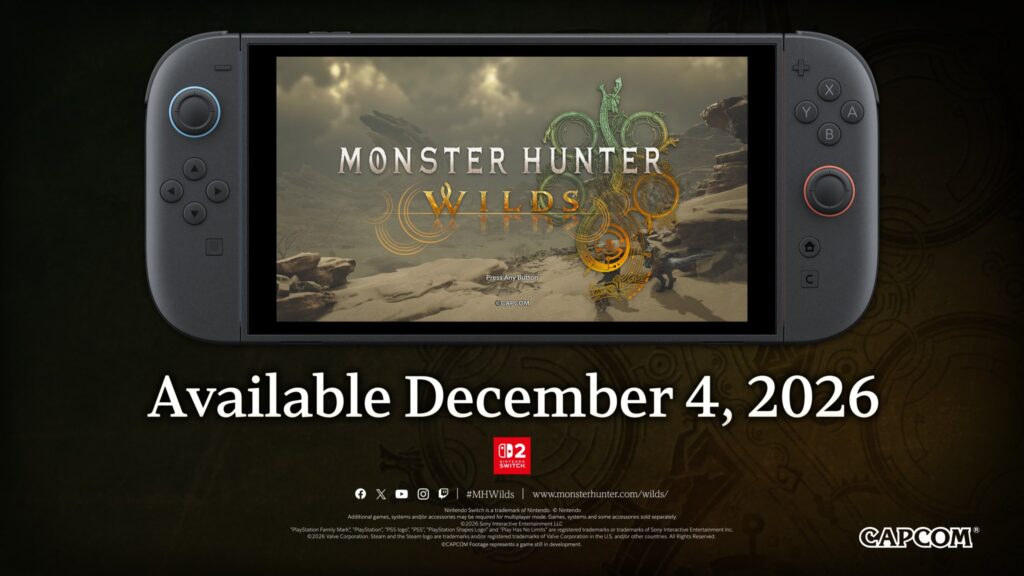 Get a first look at Monster Hunter Wilds running on Nintendo Switch 2