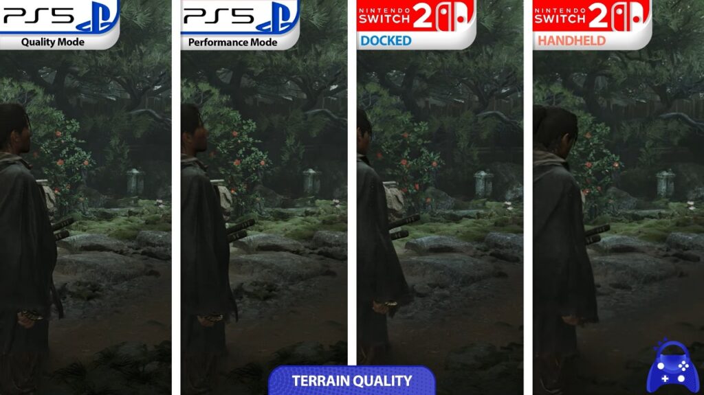 Onimusha: Way of the Sword tech analysis including frame rate and resolution, Nintendo Switch 2 vs. PS5 graphics comparison video