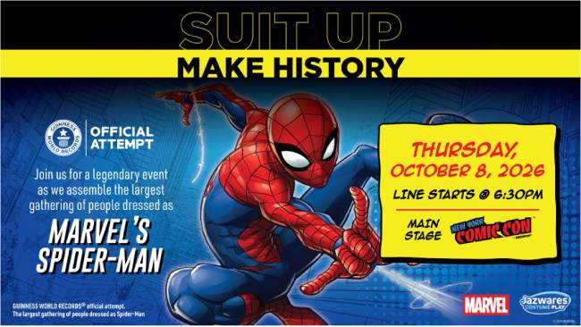 Spider-Man Fans Could Make History at New York Comic Con 2026 With Epic Guinness World Records Attempt Spider-Man Fans Could Make History at New York Comic Con 2026 With Epic Guinness World Records Attempt