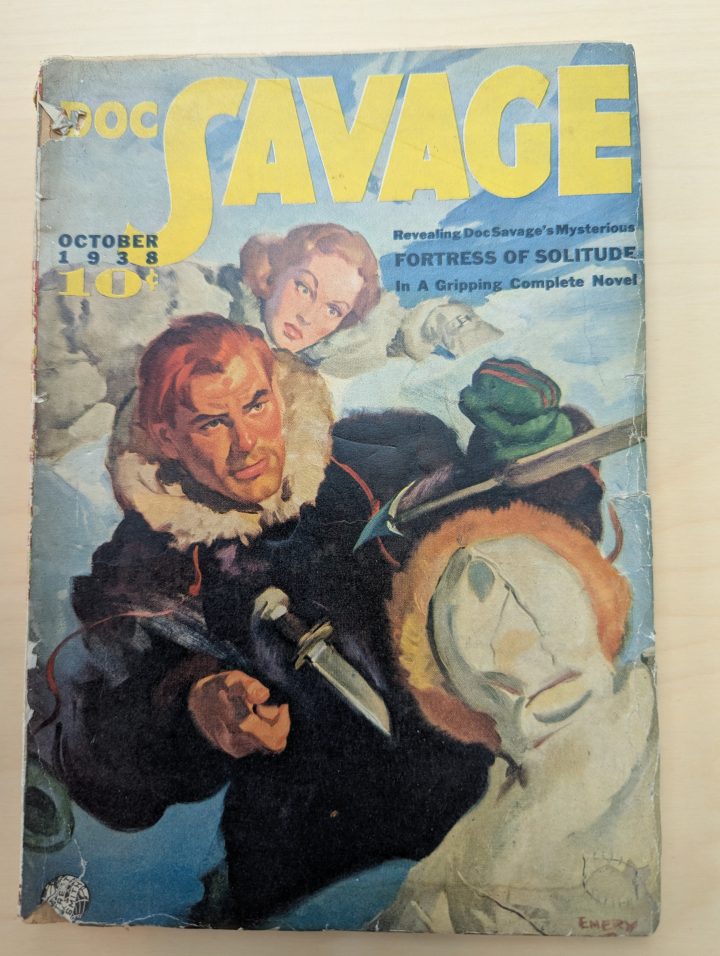 An issue of Doc Savage magazine