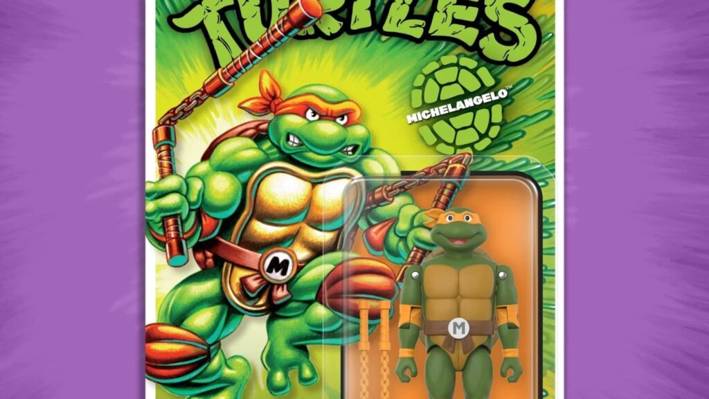 Super7 Unveils Teenage Mutant Ninja Turtles ReAction+ Michelangelo Super7 Unveils Teenage Mutant Ninja Turtles ReAction+ Michelangelo