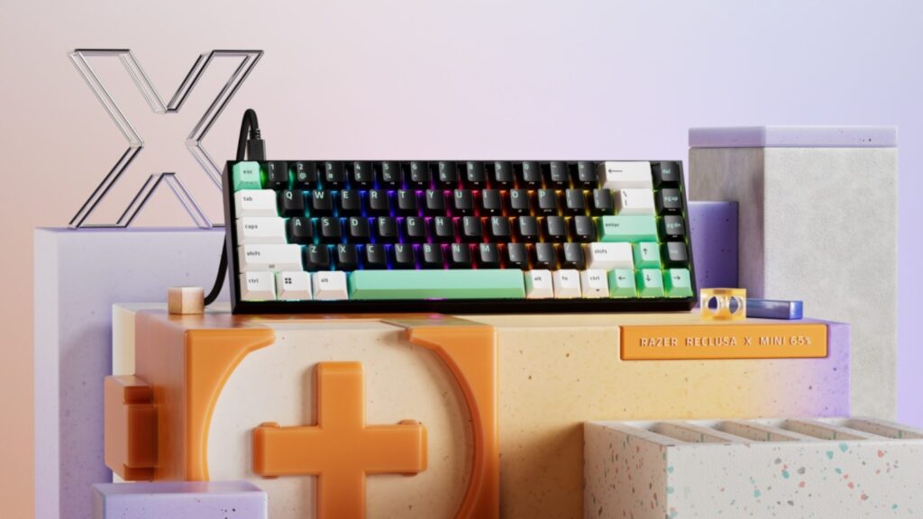 Razer Launches New Customizable Reclusa X Mini 65% Keyboard