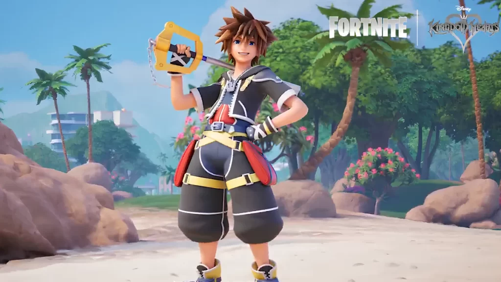 Kingdom Hearts' Sora in Fortnite