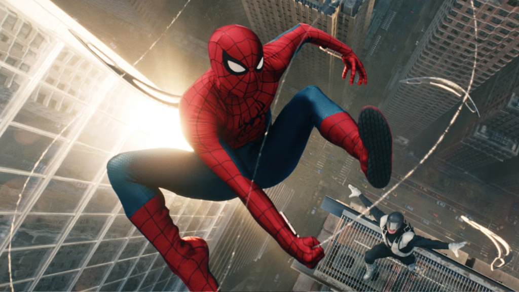 Spider-Man fighting Boomerang in Brand New Day