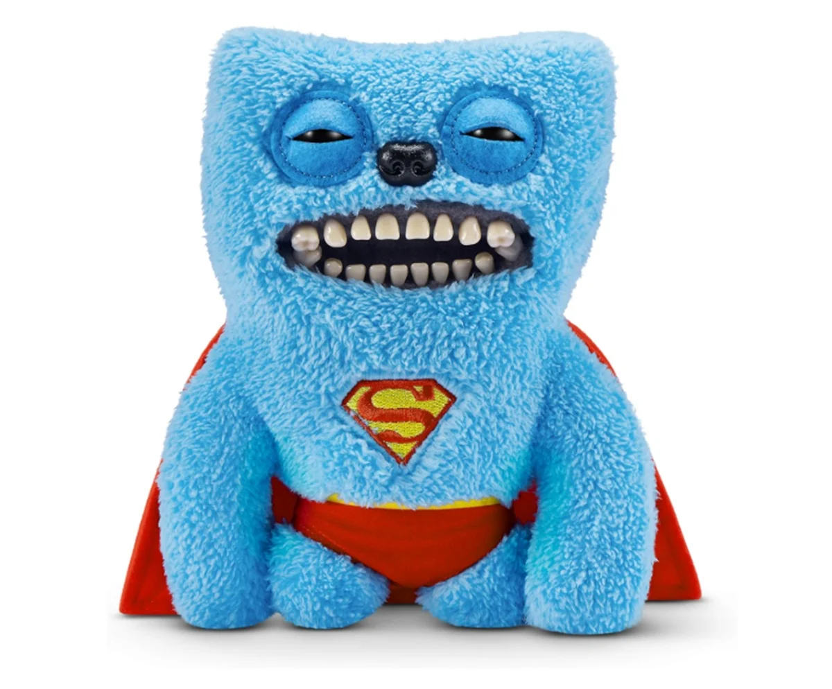 The Superman Fuggler doll close-up.