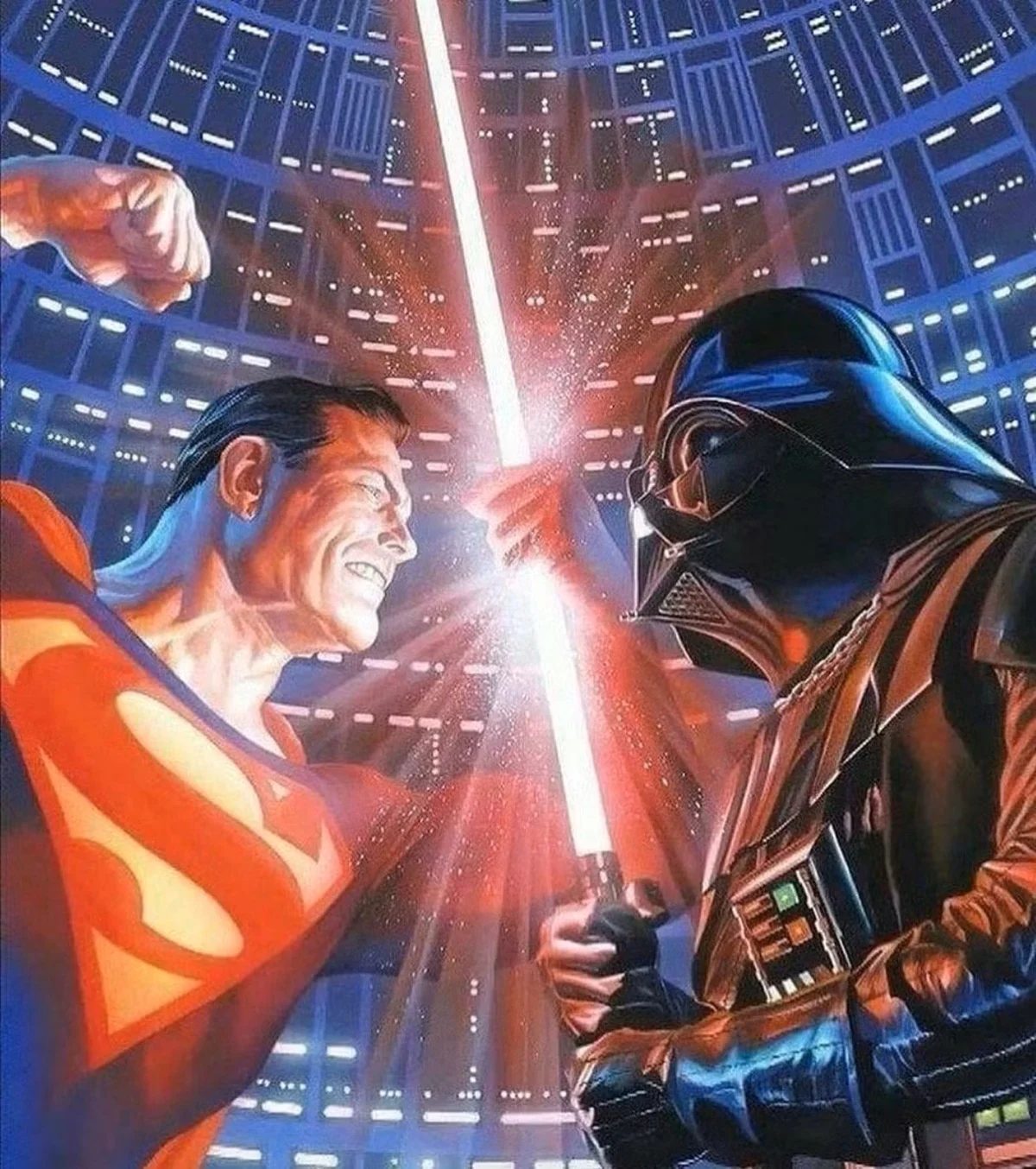 Superman vs Darth Vader by Alex Ross