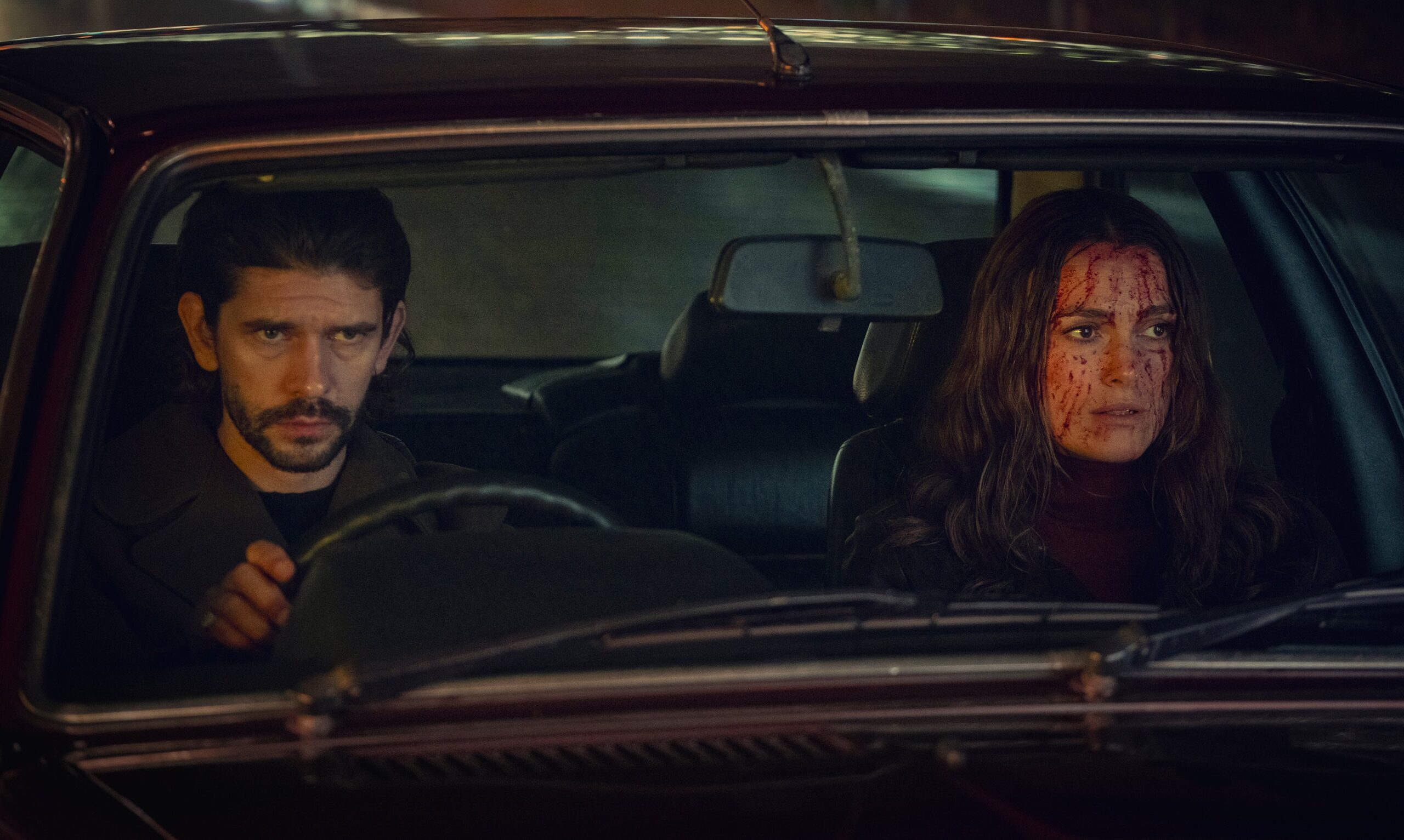 Whishaw and Knightley as a killer duo in ‘Black Doves’