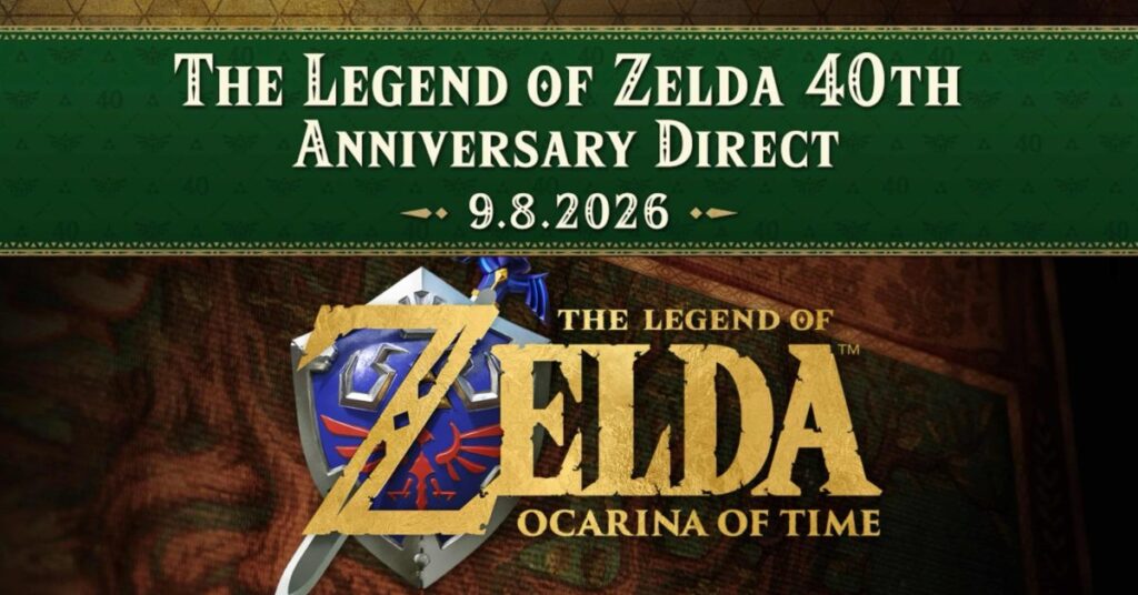 Watch The Legend of Zelda 40th Anniversary Nintendo Direct today