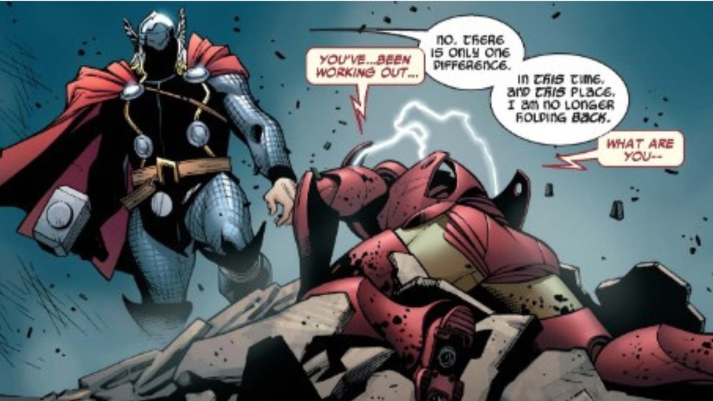 Thor vs Iron Man