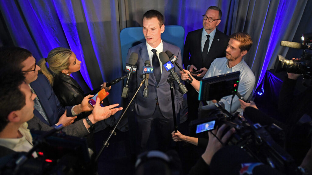 John Chayka opens up about Maple Leafs fandom, responsibility that comes with leading childhood team John Chayka opens up about Maple Leafs fandom, responsibility that comes with leading childhood team