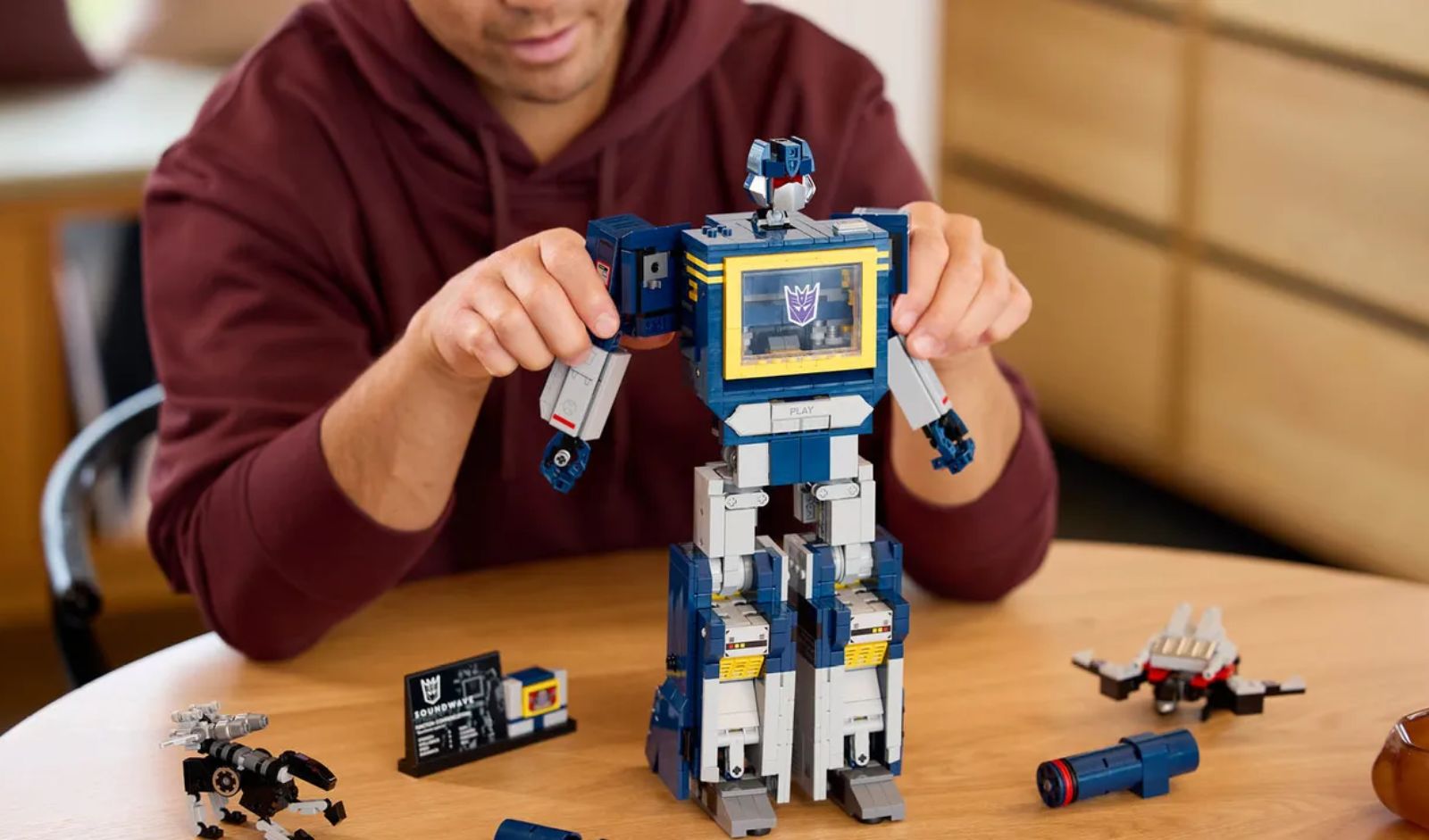 LEGO Icons X Hasbro Launches Transformers Soundwave Set for Adults