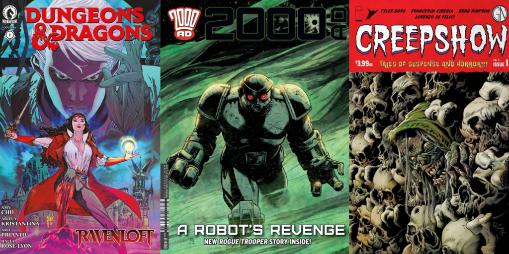 Wednesday Comics Reviews: We’re doing DND and CREEPSHOW like it’s 1985