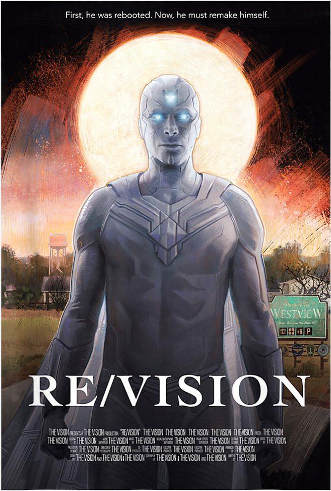 White Vision in VisionQuest poster.