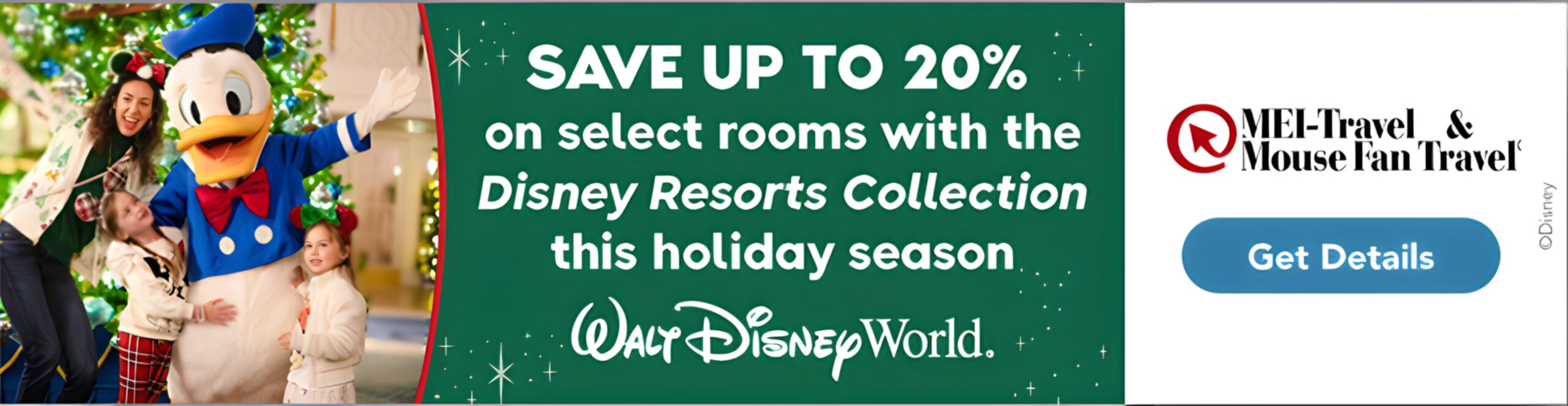 Save up to 20% on Rooms this Holiday Season