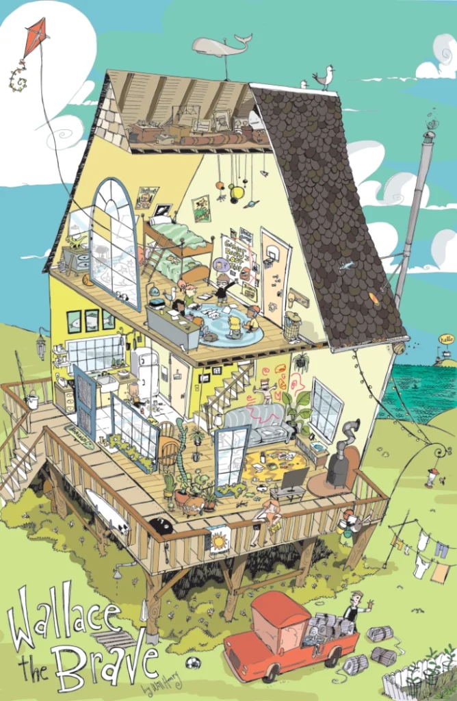 Wallace the Brave House Art