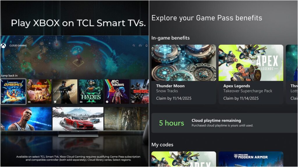Xbox Brings Cloud Gaming to TCL TVs, but Slashes the Time You Can Actually Play to a Paltry 15 Hours