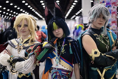 Cosplayers at Youmacon 2025