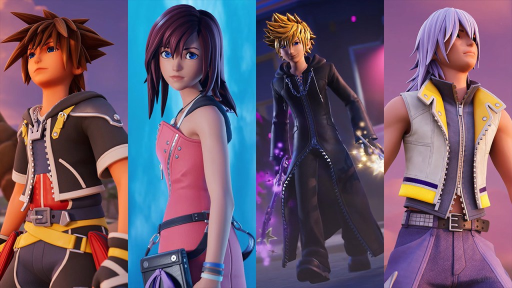 All Fortnite Kingdom Hearts Skins